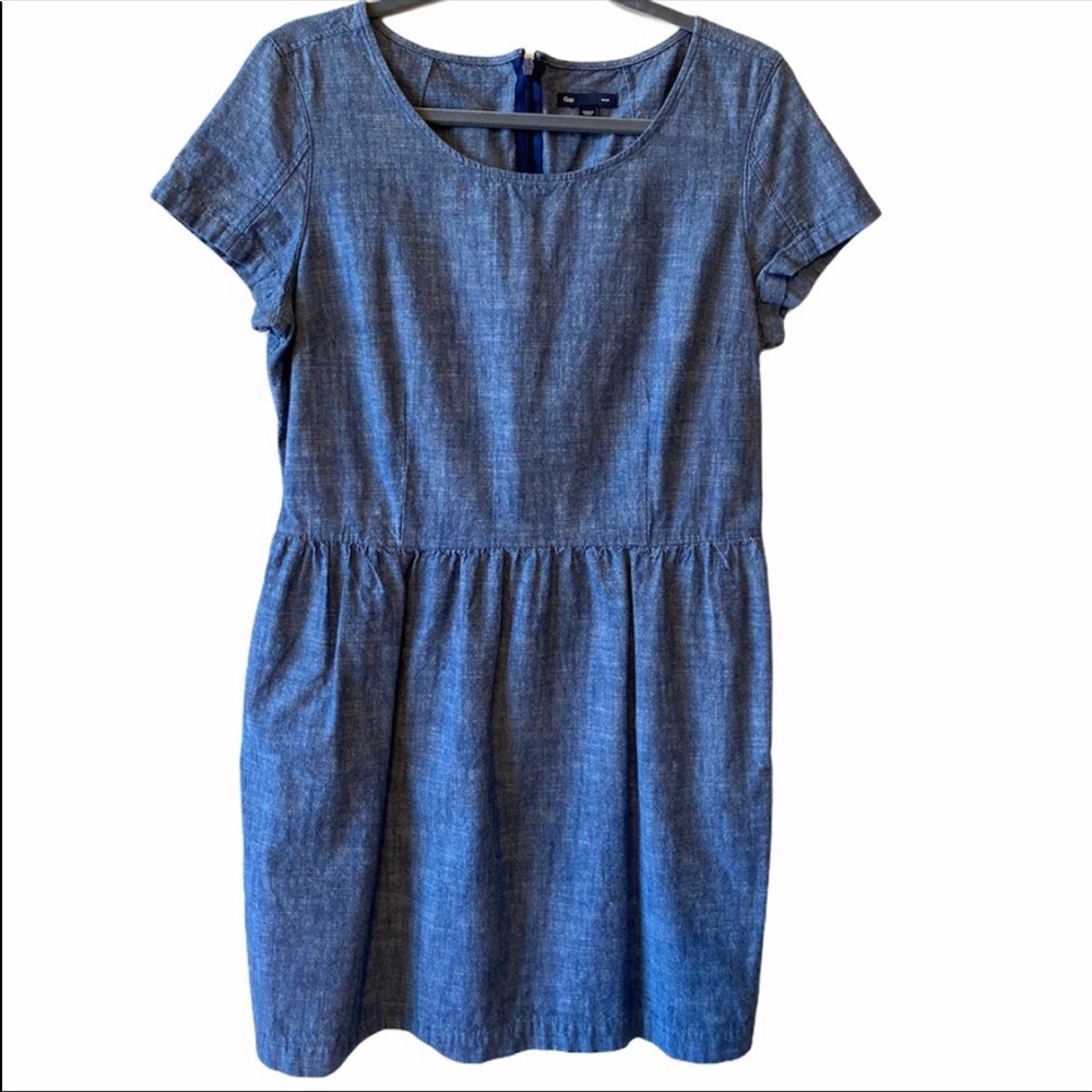 Structured Chambray Jean Dress